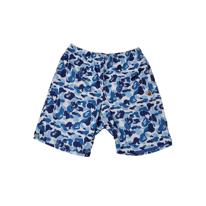 Bape ABC Blue Polyester Shorts