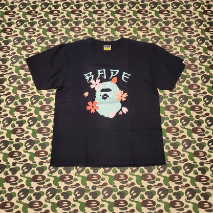 Bape Black Sakura Shirt