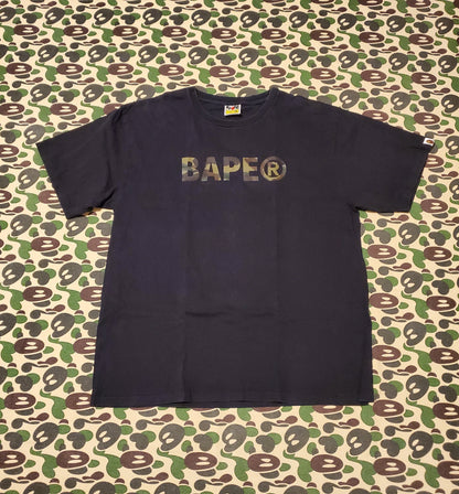 Bape Black / Green Camo Shirt