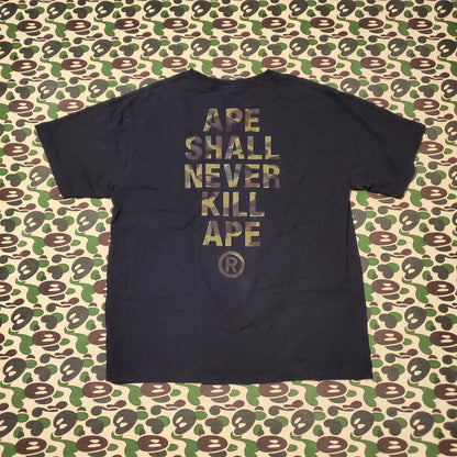 Bape Black / Green Camo Shirt