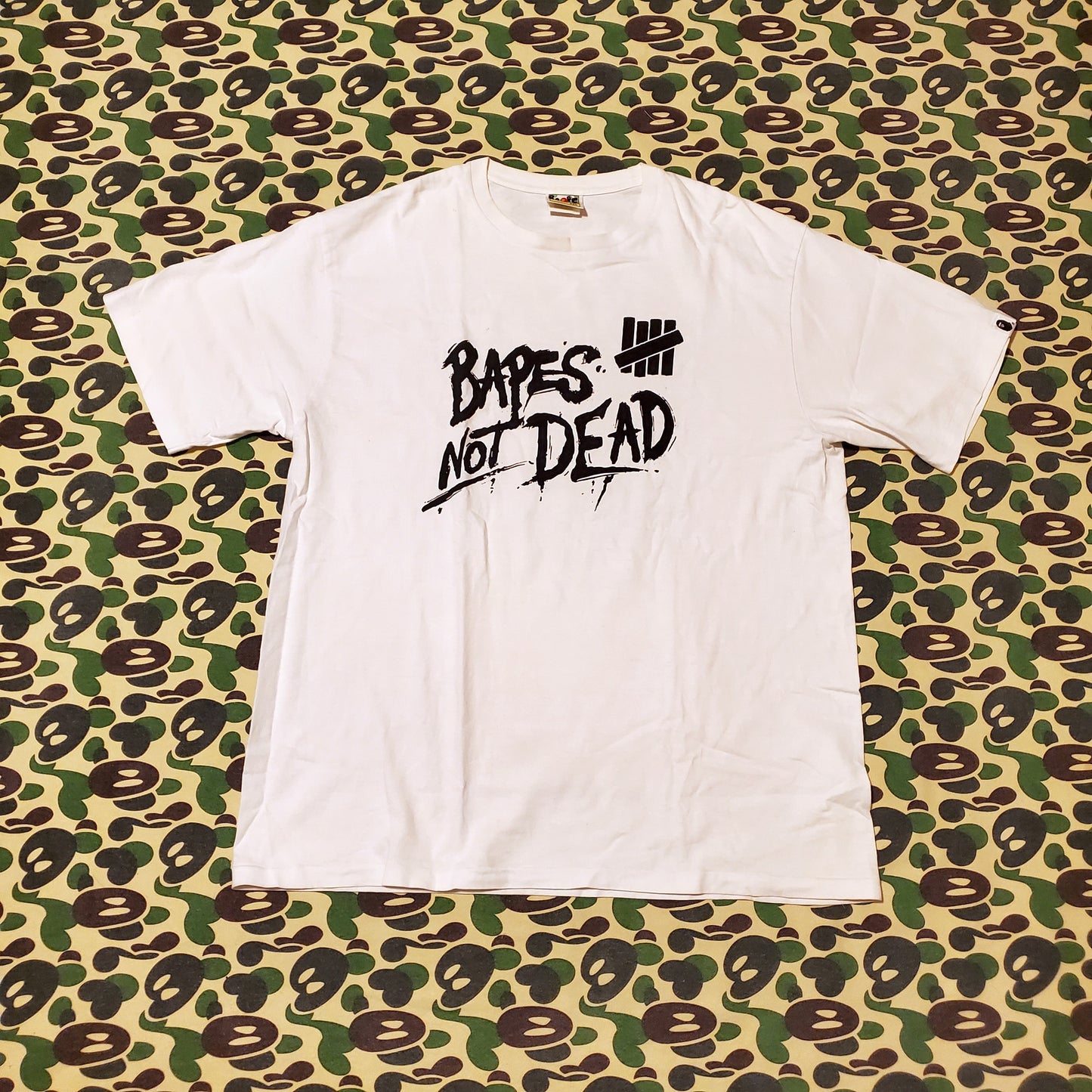 Bape x Undefeated White Shirt