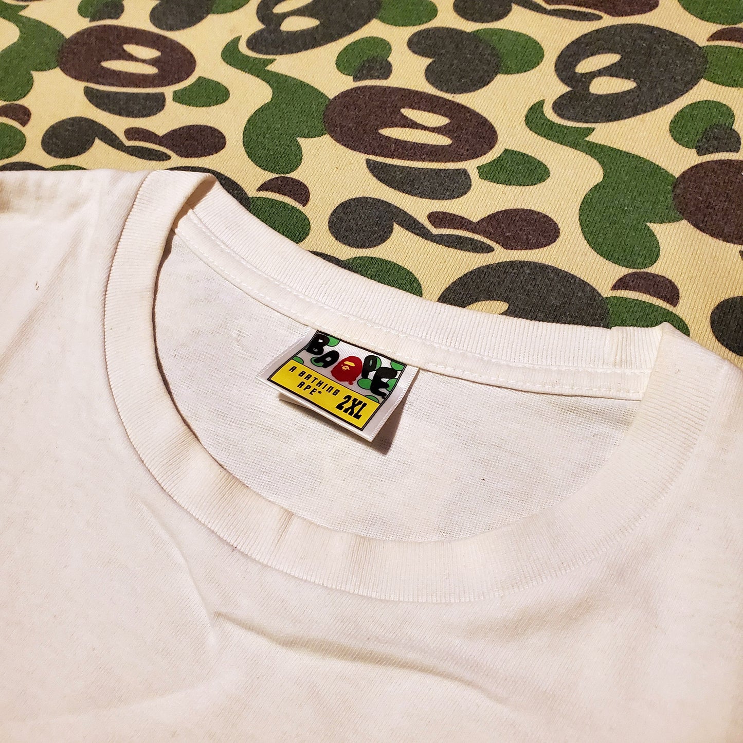 Bape x Undefeated White Shirt