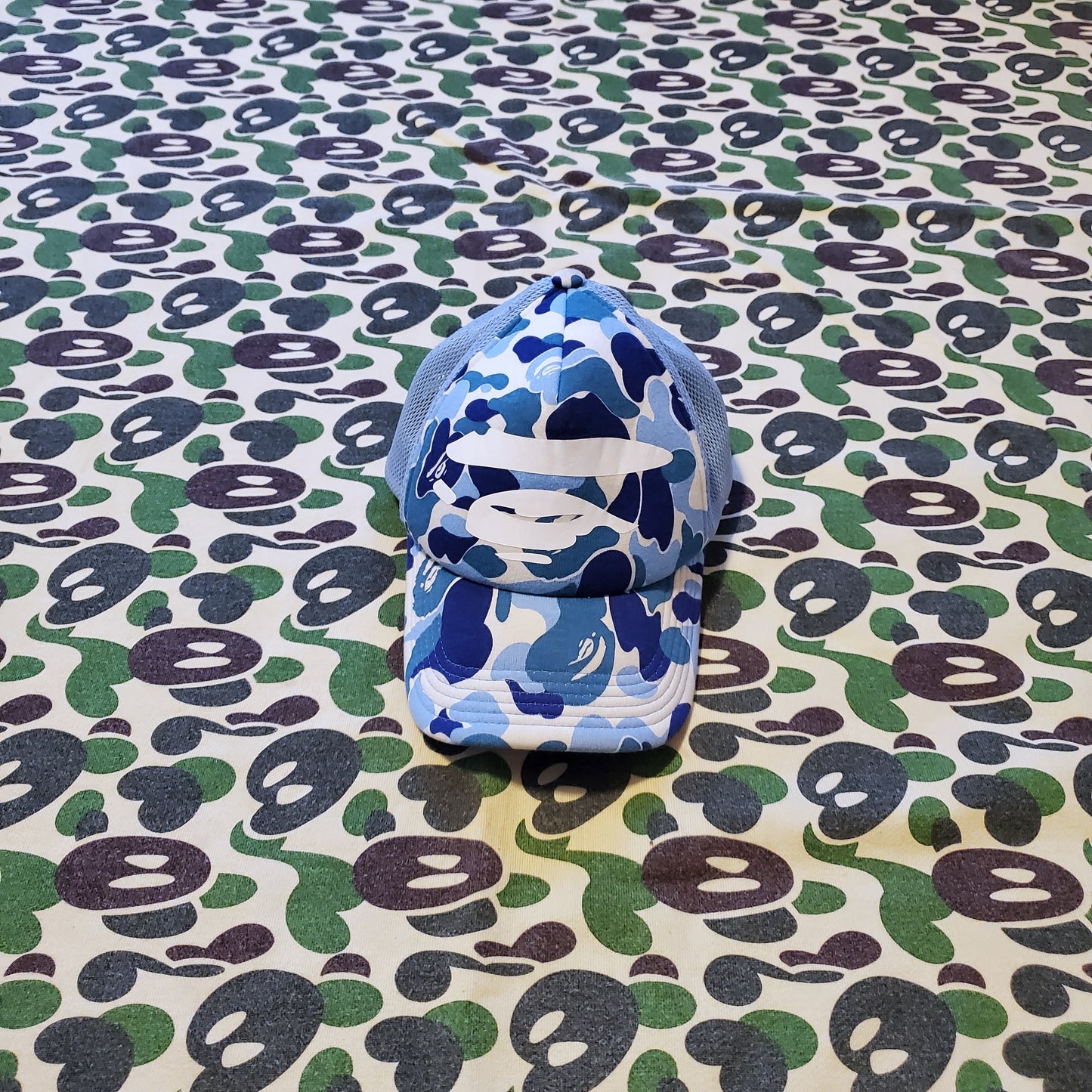 Bape ABC Blue Trucker Hat