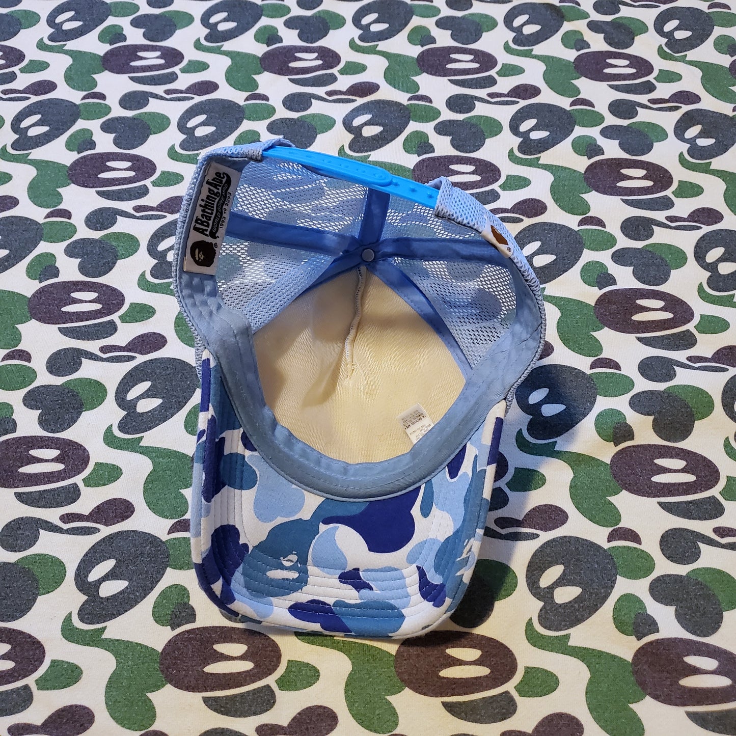 Bape ABC Blue Trucker Hat