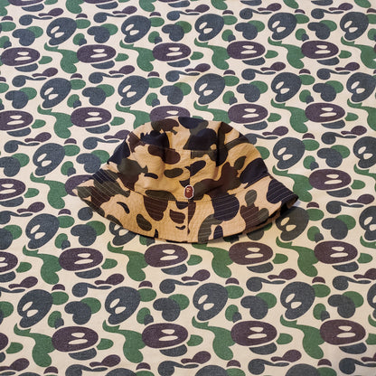 Bape 1st Yellow Camo Bucket Hat