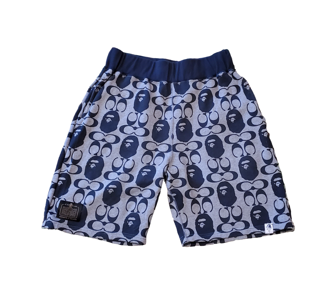 Bape x Coach Logo Pattern Shorts