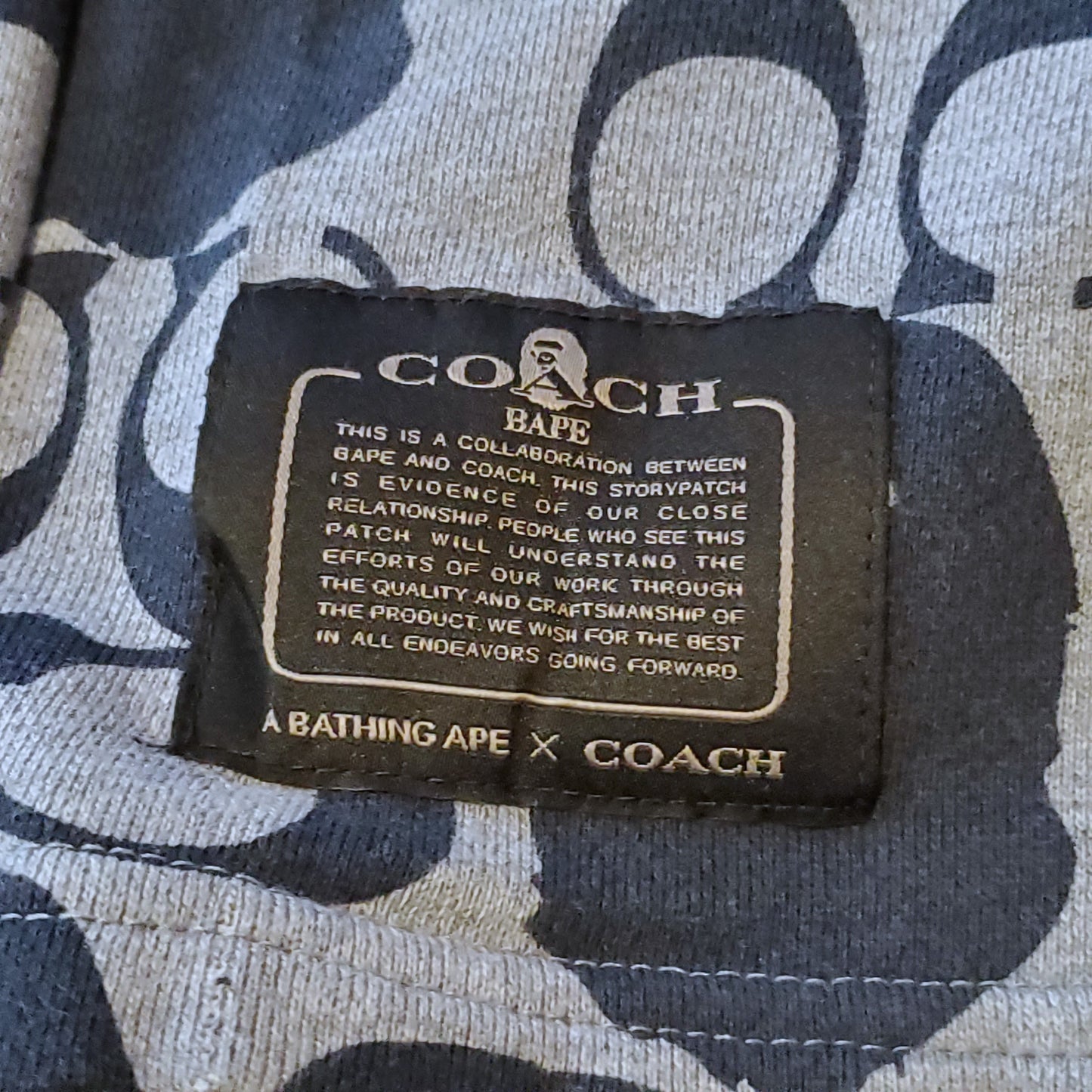 Bape x Coach Logo Pattern Shorts