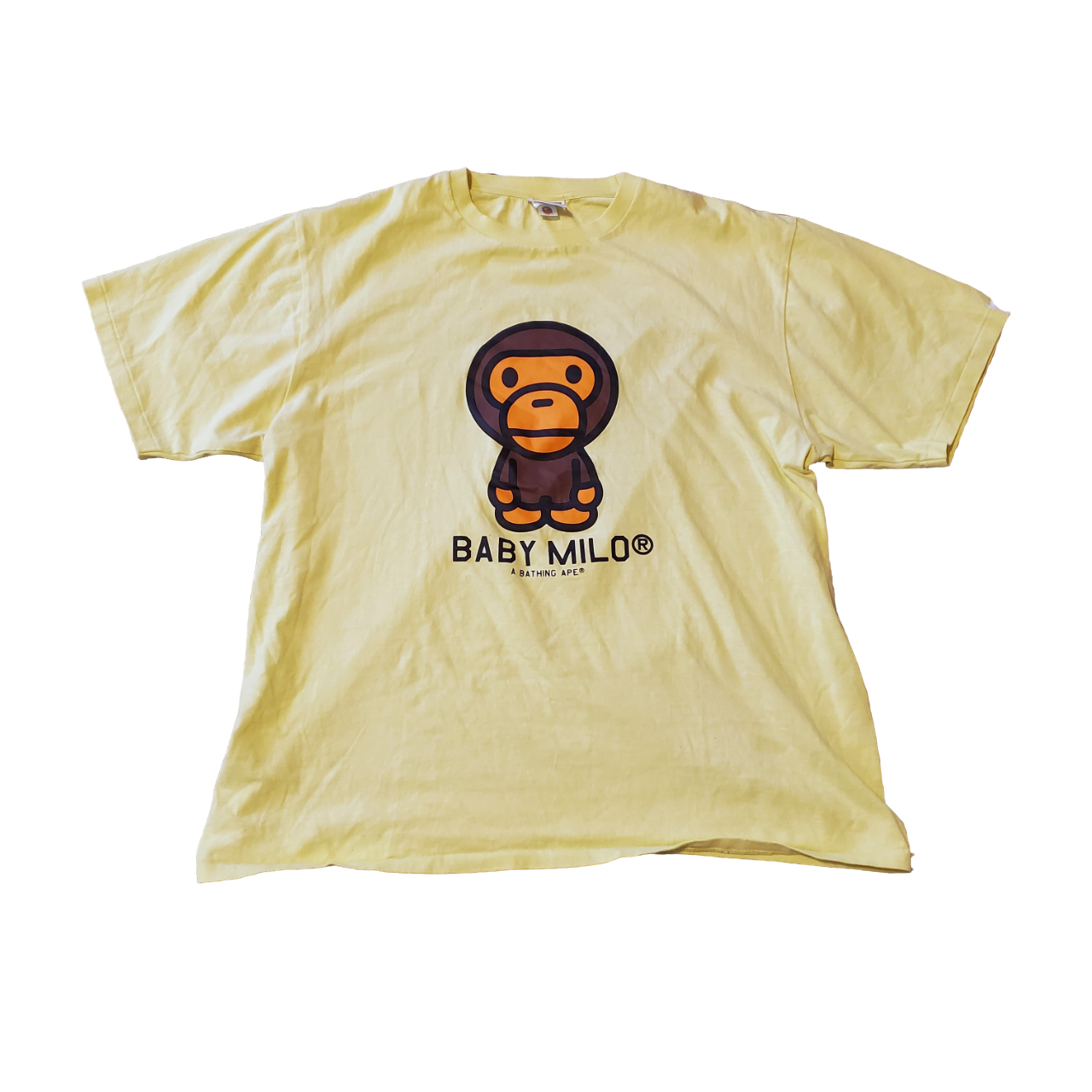 Bape Baby Milo Yellow Shirt