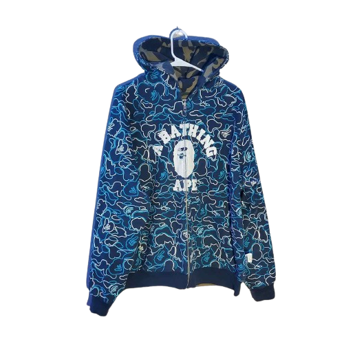 Bape Neon Camo Reversible Hoodie 2007