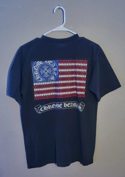 Chrome Hearts Vintage American Flag Shirt