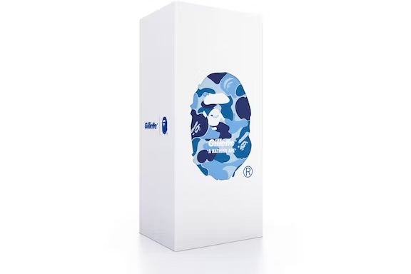 Bape x Gillette ABC Blue / White Razor And Stand