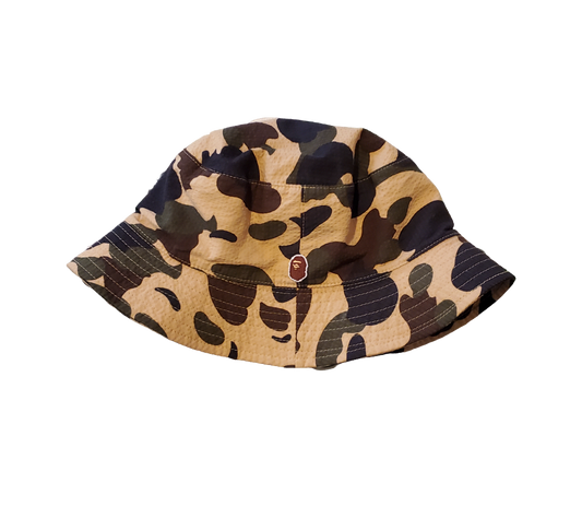 Bape 1st Yellow Camo Bucket Hat