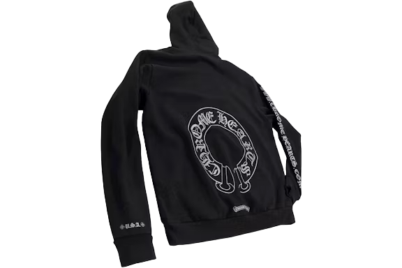 Chrome Hearts Silver Glitter Pullover Hoodie