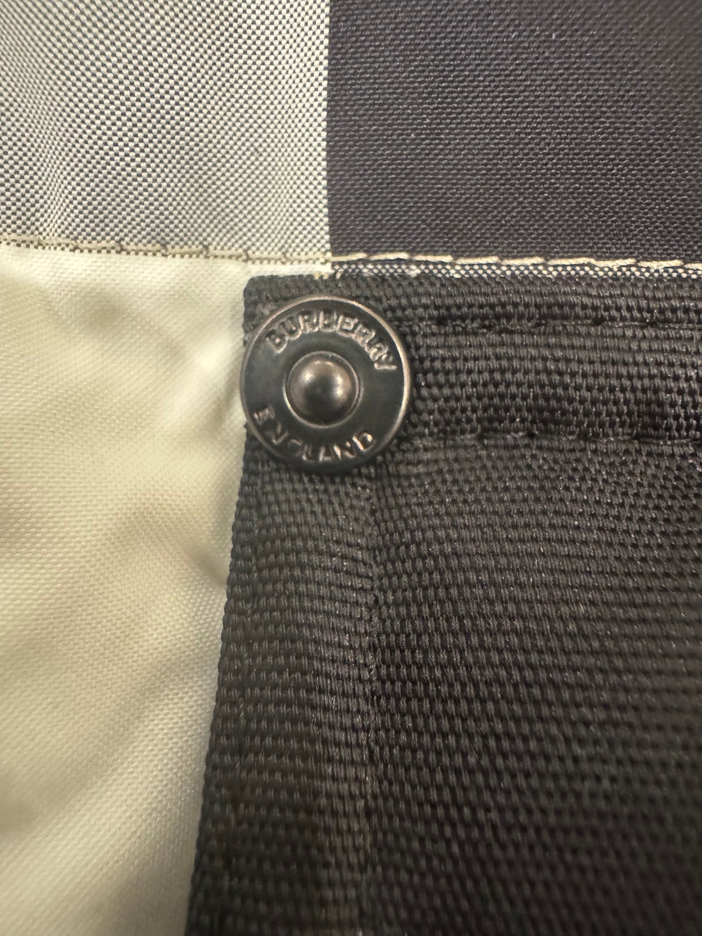 Reversible Burberry Plaid Down Puffer Coat