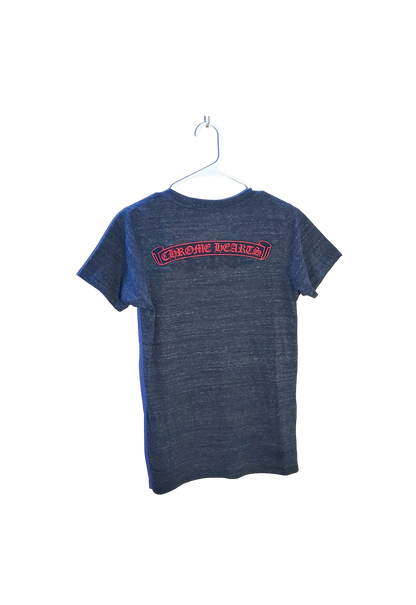Chrome Hearts V Neck Shirt with Banner Graphic