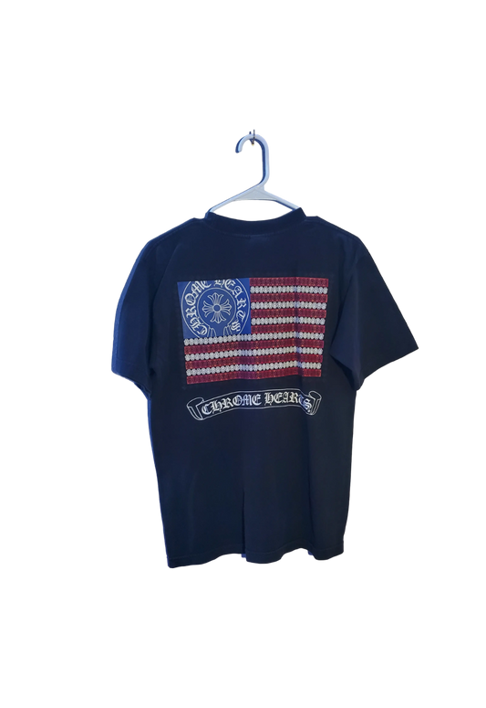 Chrome Hearts Vintage American Flag Shirt