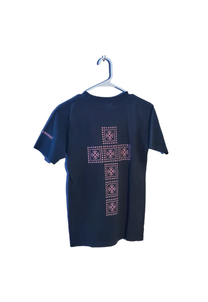 Chrome Hearts Vintage Shirt With A Pink Cross