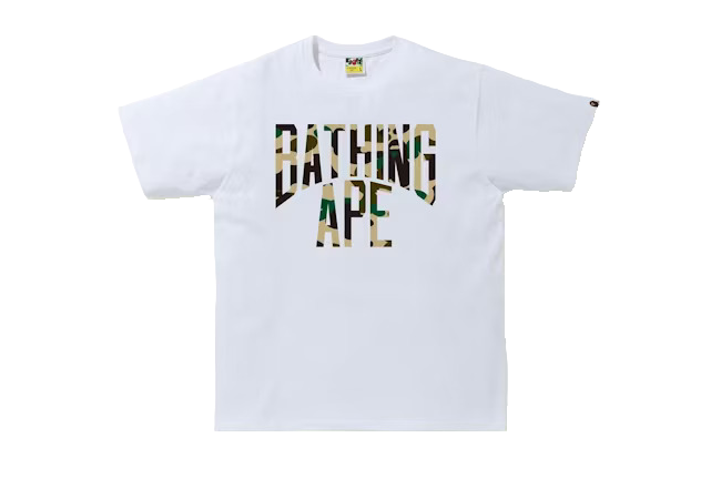 Bape NYC Logo Shirt (White/Yellow)