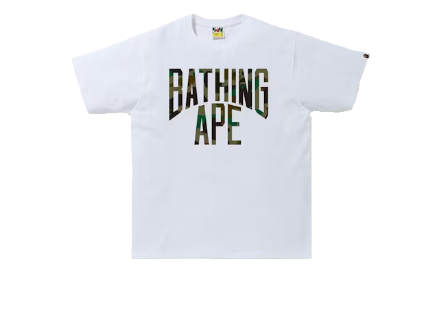 Bape NYC Logo Shirt (White/Green)