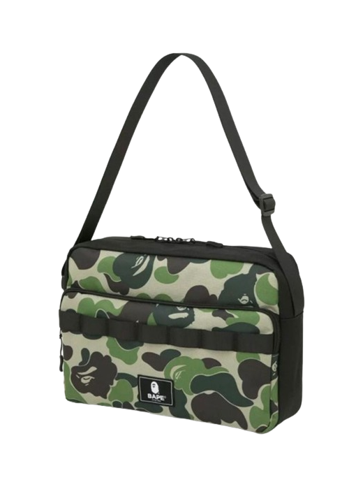 Bape ABC Green Messenger Bag