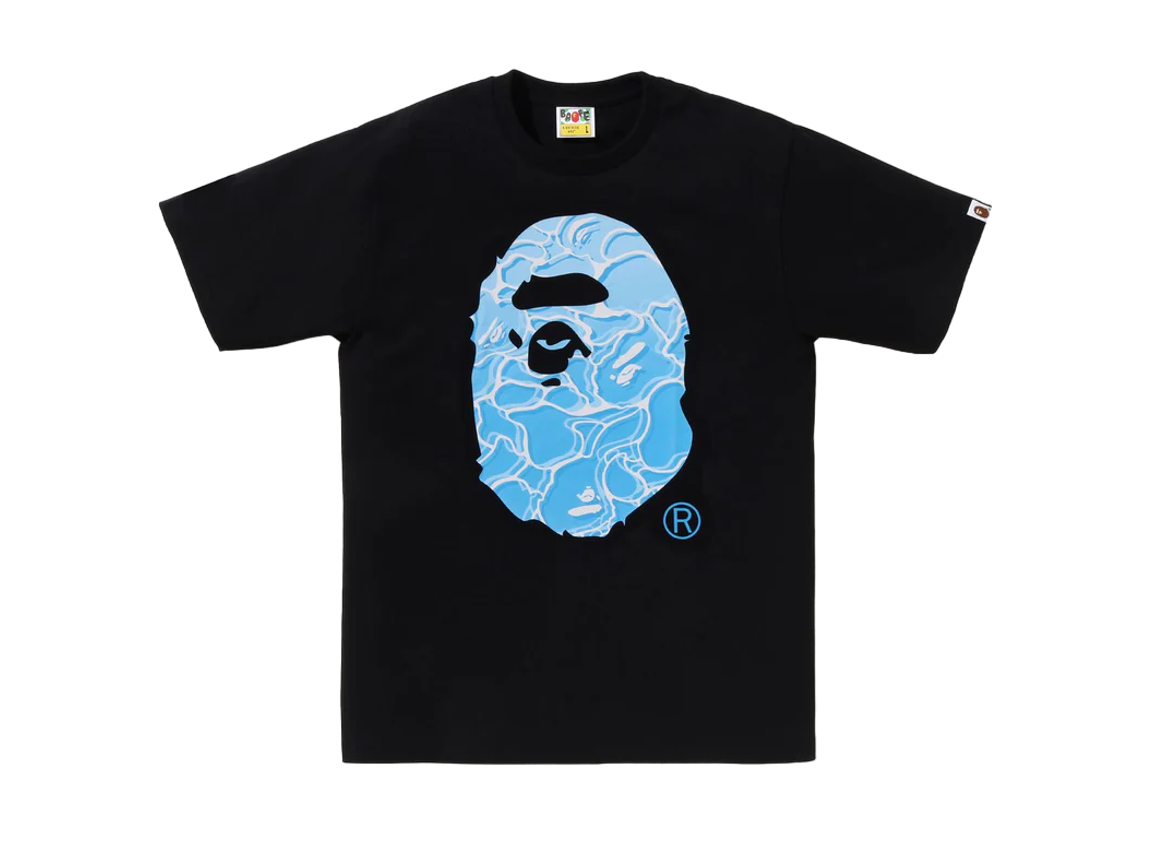 Bape Sea Camo Ape Head Shirt (Black)