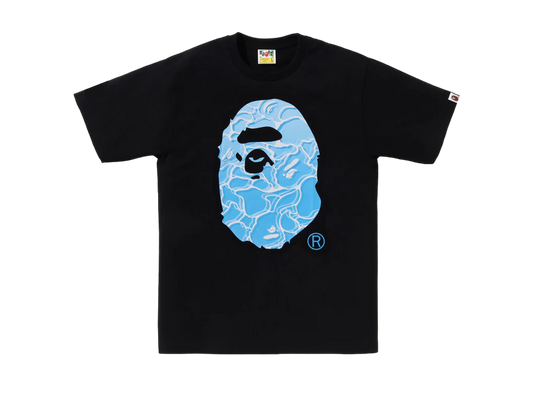 Bape Sea Camo Ape Head Shirt (Black)