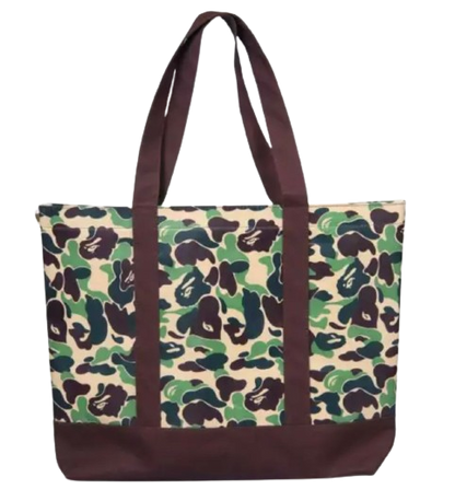 Bape ABC Green Tote Bag