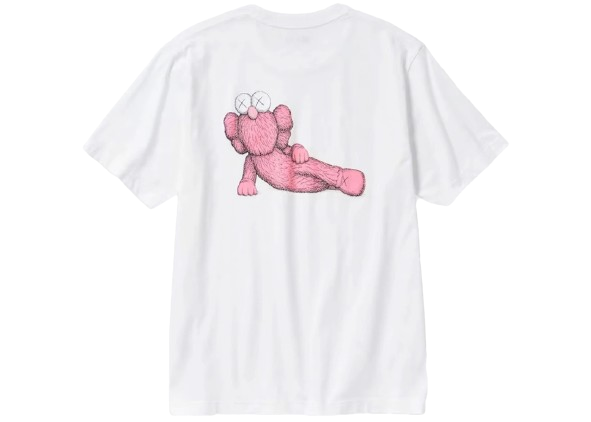 KAWs x Uniqlo UT Graphic Shirt White/Pink