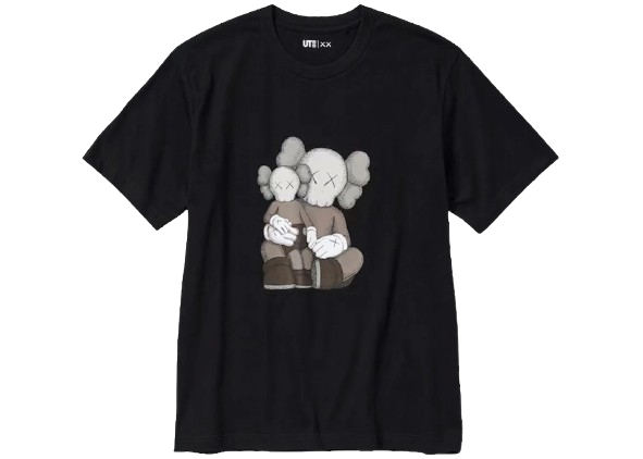 KAWs x Uniqlo UT Graphic Shirt Black/Grey