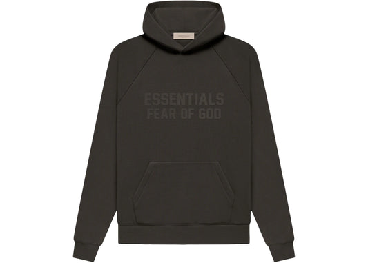 Essentials Fear Of God Pullover Hoodie SS22 Off-Black