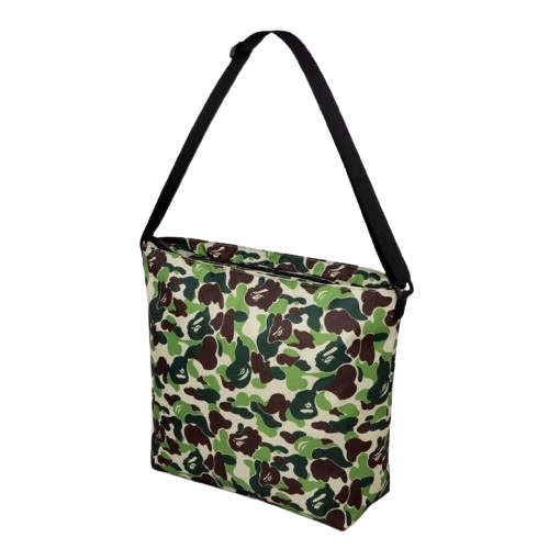 Bape ABC Green Mesh Messenger Bag