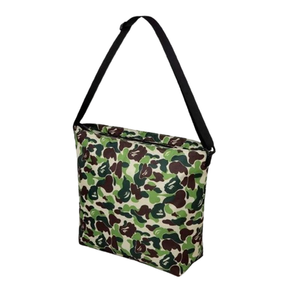 Bape ABC Green Mesh Messenger Bag