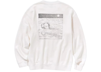 KAWs x Uniqlo UT Longsleeve Sweatshirt White/Grey